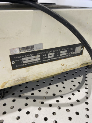 Весы с печатью DIGI SM-100. 2054