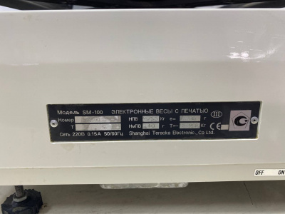 Весы с печатью DIGI SM-100 Р. А226