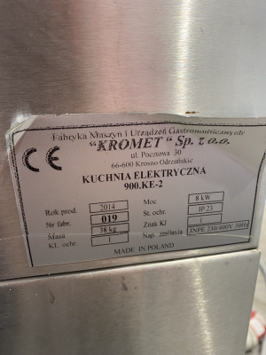 Плита электpичecкая krоmet 900.КЕ-2 615