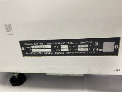 Весы с печатью DIGI SM-100 Р. А239