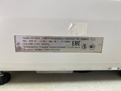 Весы с печатью DIGI SM-100 Р. А232