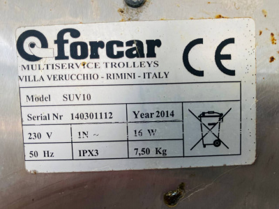 Стерилизатор для ножей ультрафиолетовый Forcar KCR 10. А358